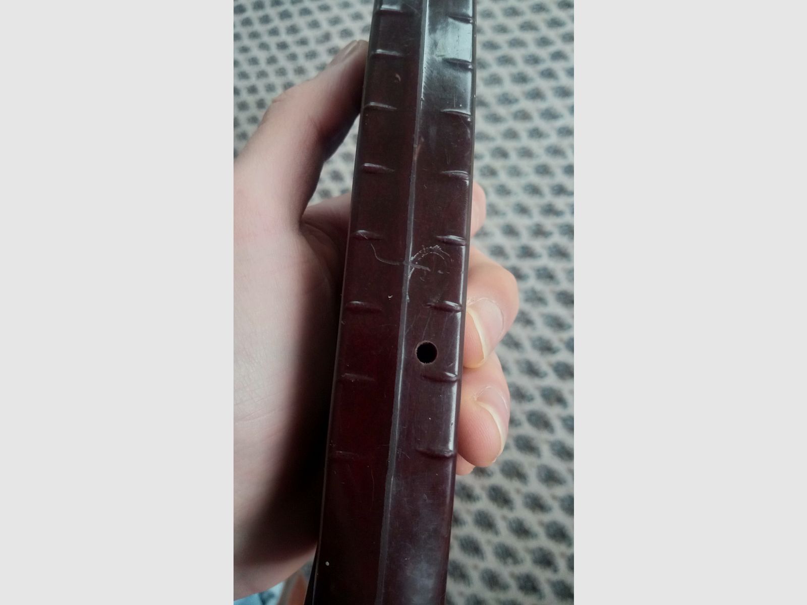 AK74 Tula Plum Deko Magazin (unbrauchbar/deaktiviert) für Yunker AKS-74u der russ-guns-de MWM Gillmann GmbH // Co2 AKSU Krinkov