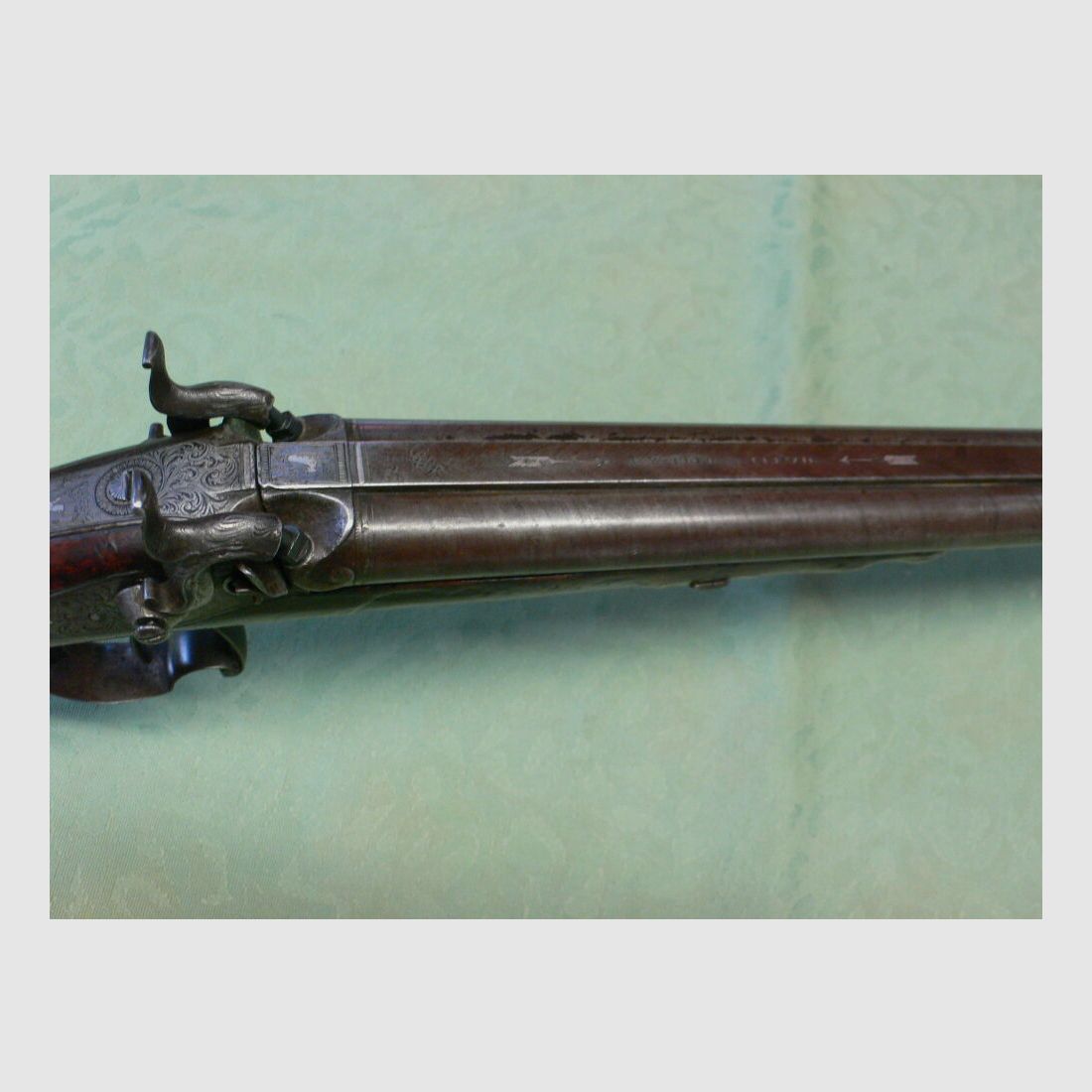 A.W. Edel Leipzig double-barrel shotgun