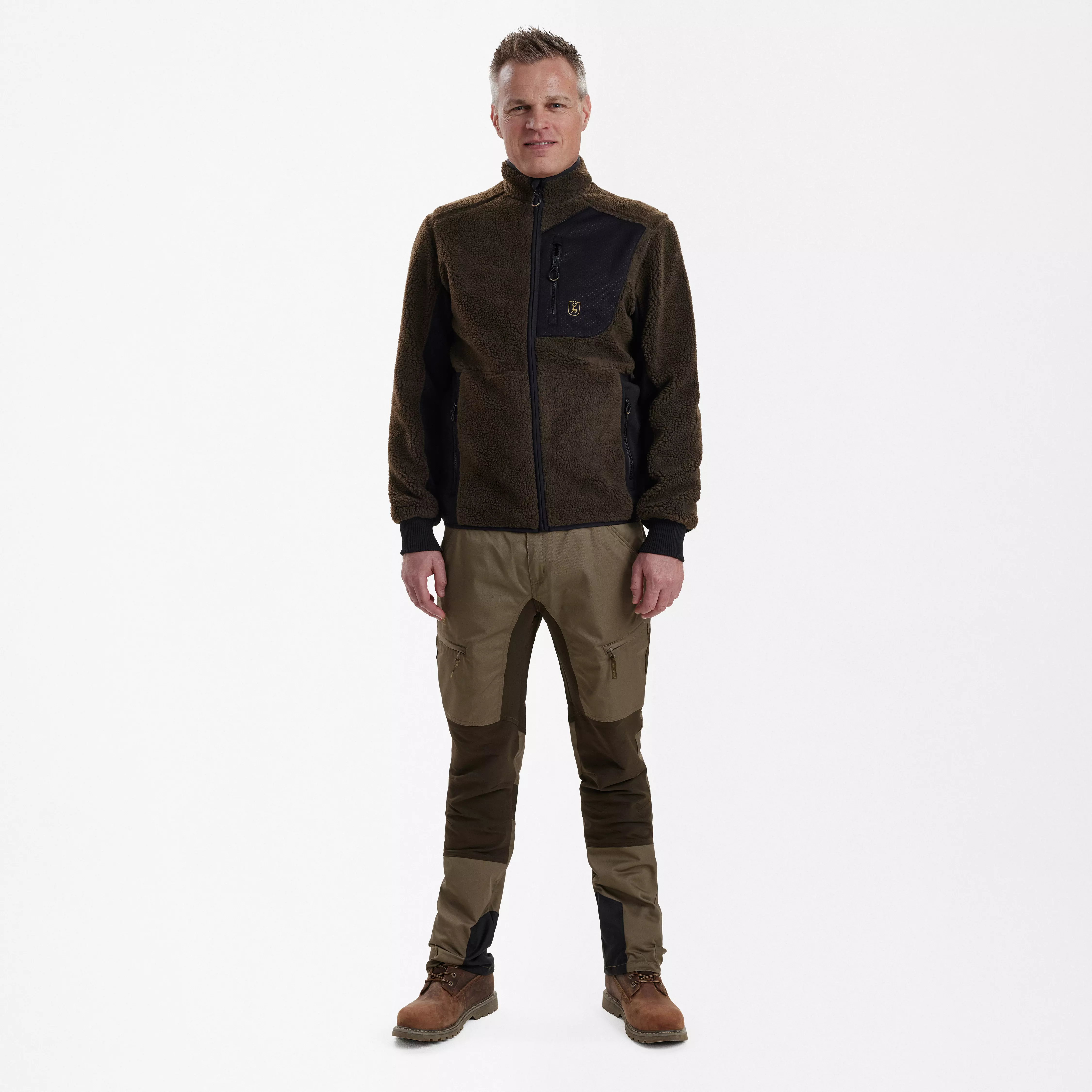 Rogaland giacca in pile - Chocolate Brown, immagine 3 di 5