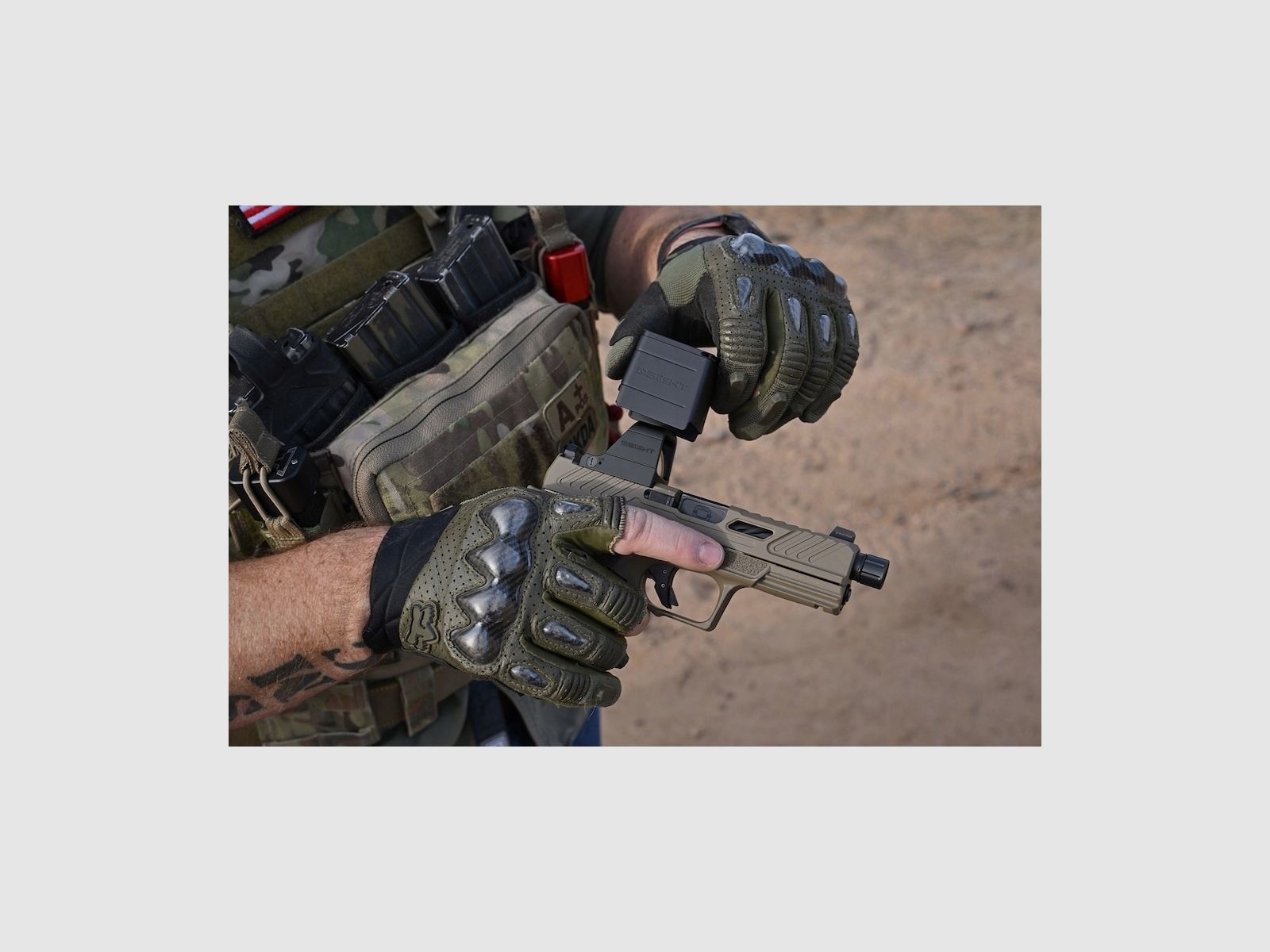 KOLIMATOR OLIGHT OSIGHT X 3 MOA RED DOT & 32 MOA CIRCLE, zdjęcie 4 z 10