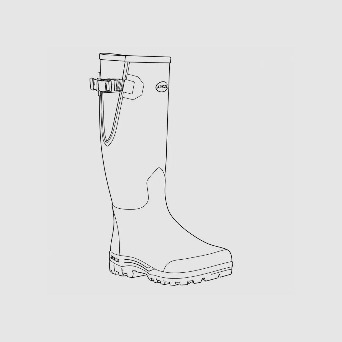 Arxus Pioneer Gummistiefel in Grün, Bild 16 von 17