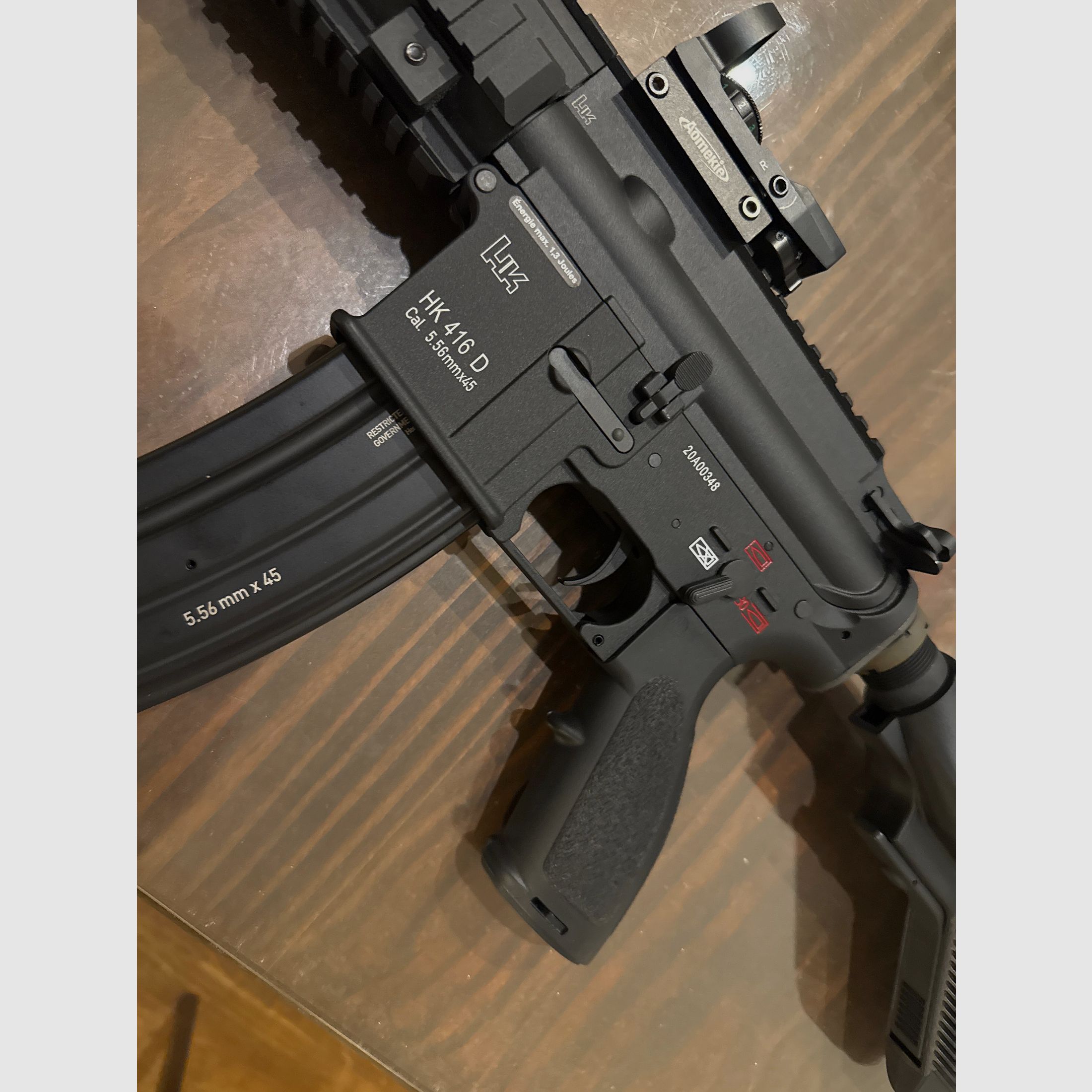 HK 416 D (Airsoft) in einem sehr guten Zustand (kaum benutzt)