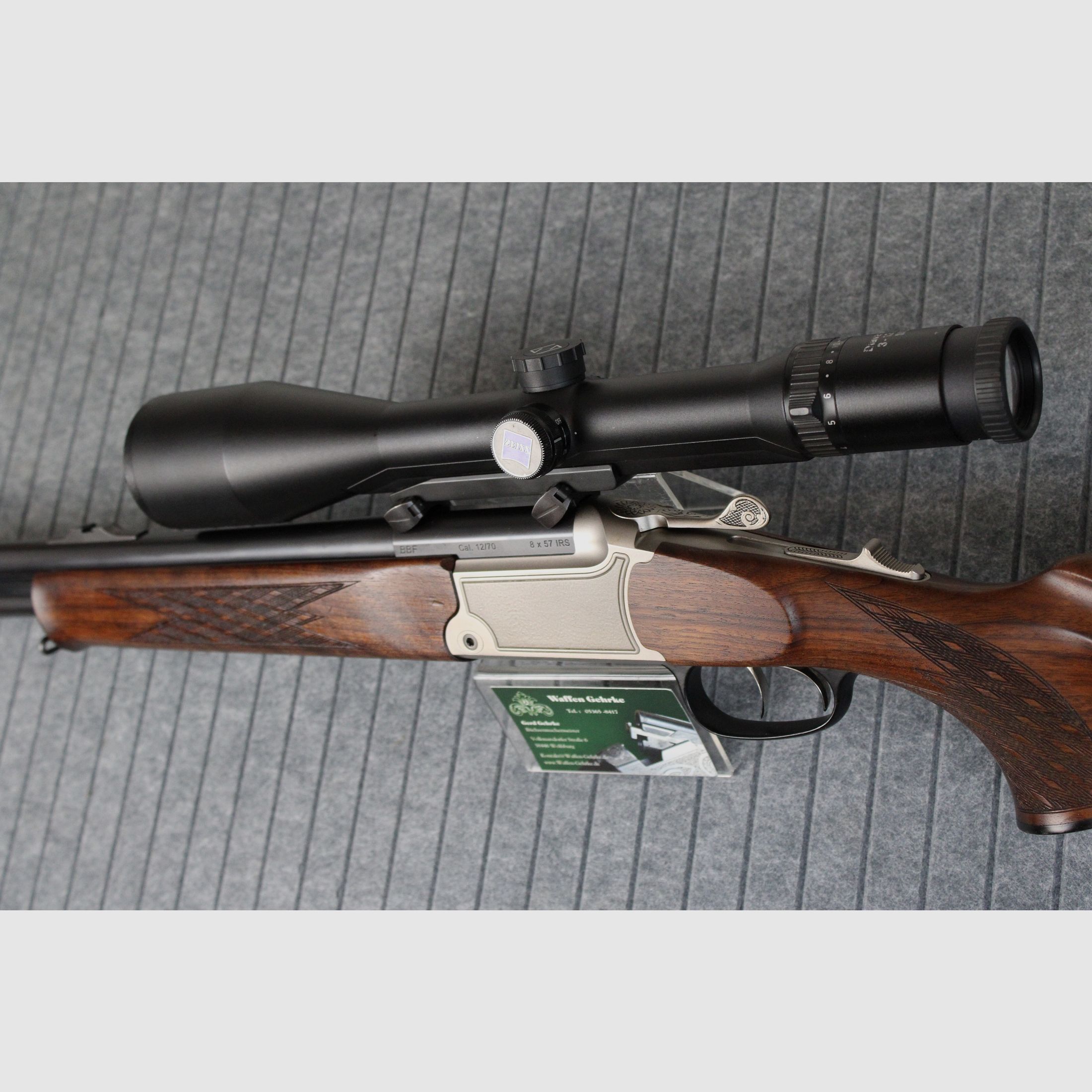 Blaser Bockbüchsflinte BBF 95 8X57IRS - 12/70 - Zeiss 3-12X56