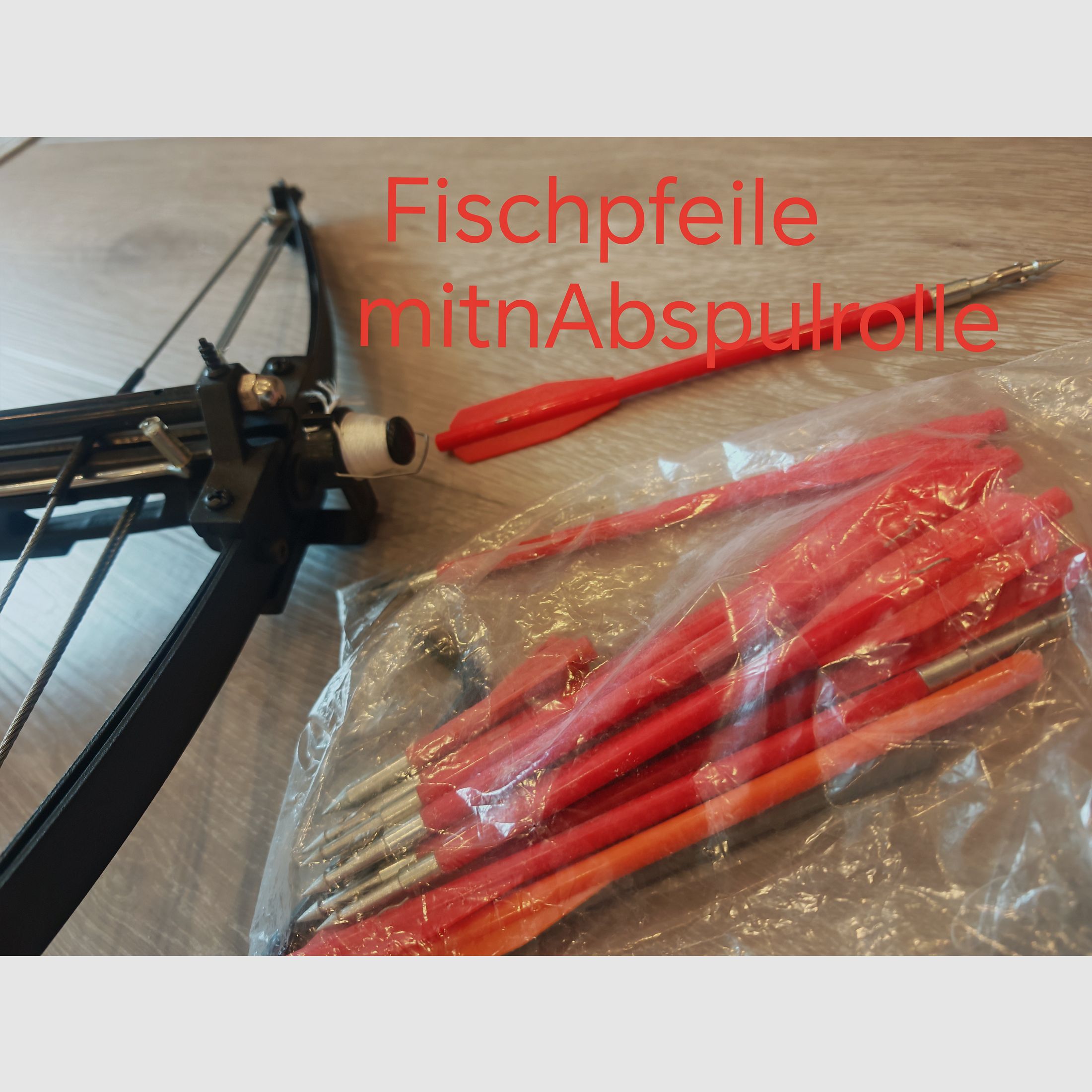 Crossfire II pistolen kruisboog voor 6mm kogels, vispijlen en pijlpunten