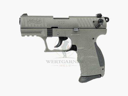 Walther P22 Q Tungsten Gray 9mm P.A.K.