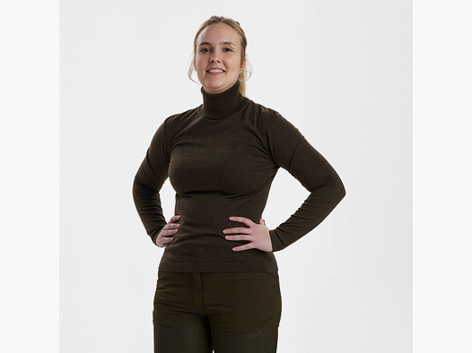 Lady Darlington Rollkragen - Dark Elm – Kleidergröße Damen: 34
