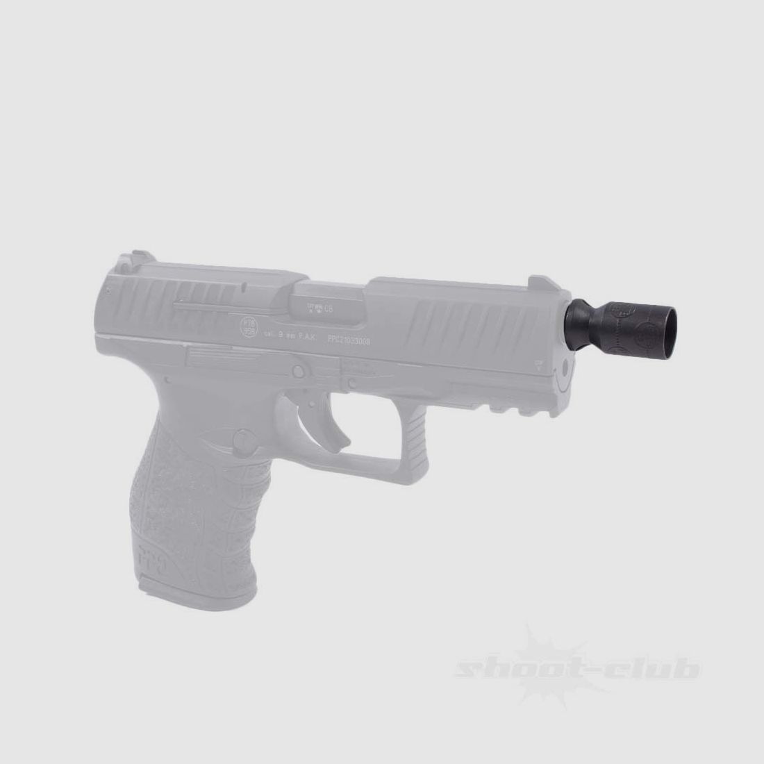 Walther blank firing cup for PTB-NR. 762, 765, 772, 923, 958