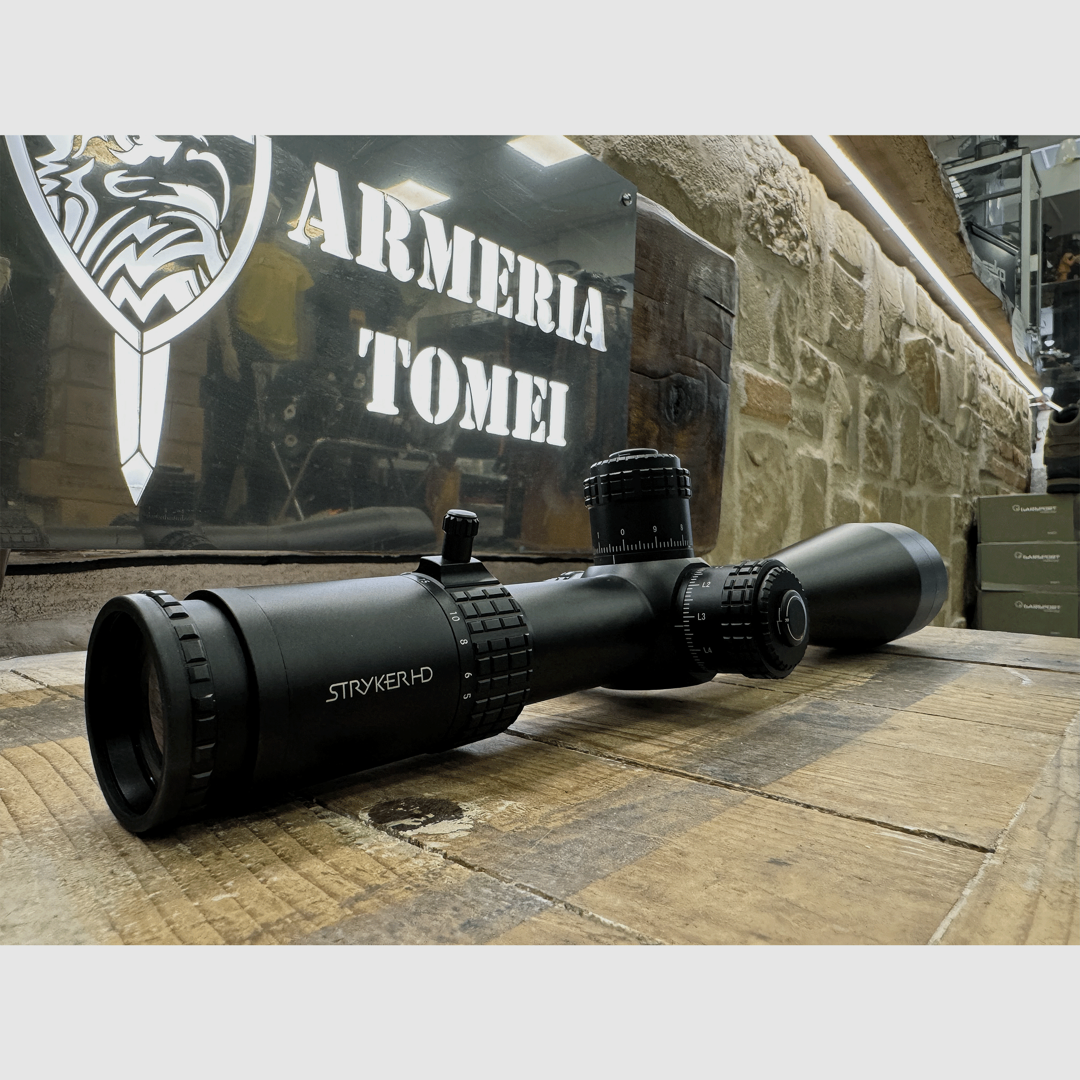 USED – OPTIC – DELTA OPTICAL – STRYKER 5-50×56 SFP | Second Focal Plane | 34mm | Ret. DLS3 | Illuminated Reticle, image 3 of 7