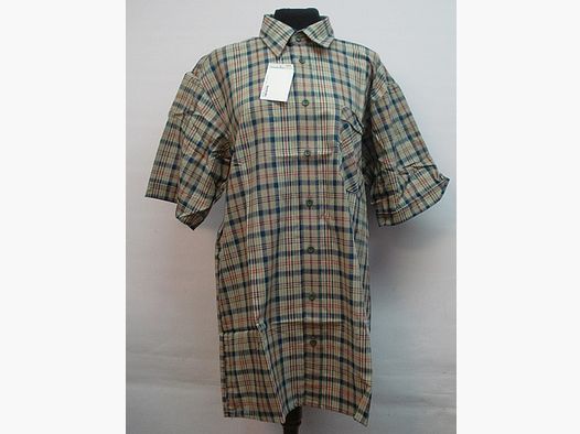 1/2 manga con patrón - Talla 39 - 1 bolsillo en el pecho