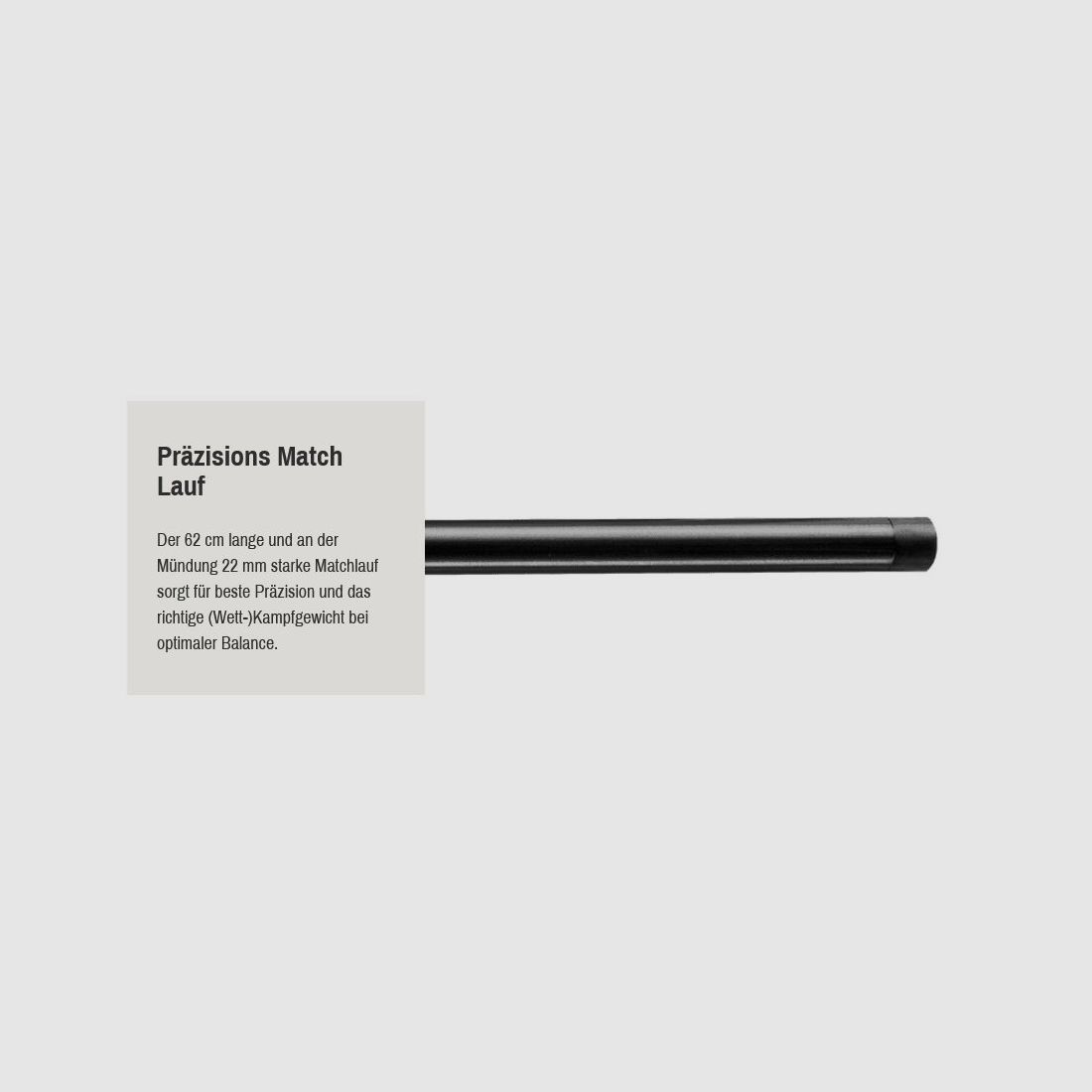 J.P. Sauer & Sohn SAUER 100 FIELDSHOOT Matchlauf LL 62 cm 6,5 Creedmoor + Gewinde, Bild 2 von 4