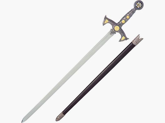 Spada templare con fodero