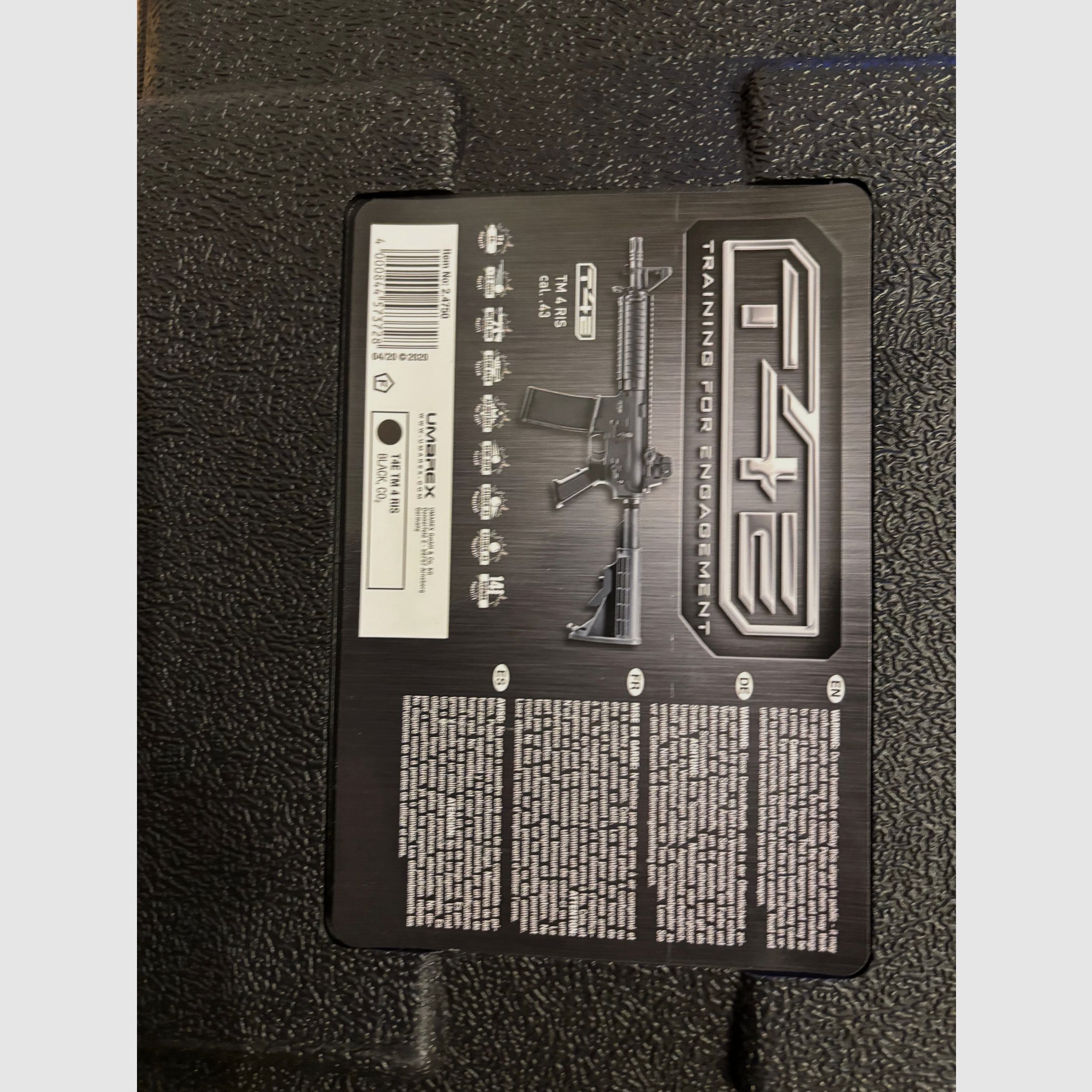 Umarex T4E TM4 RIS kal..43 incl. accessoires