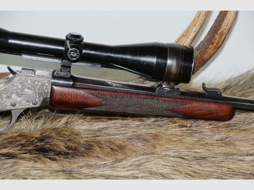 Carabina Stoermer con cañón octogonal 6,5x68R