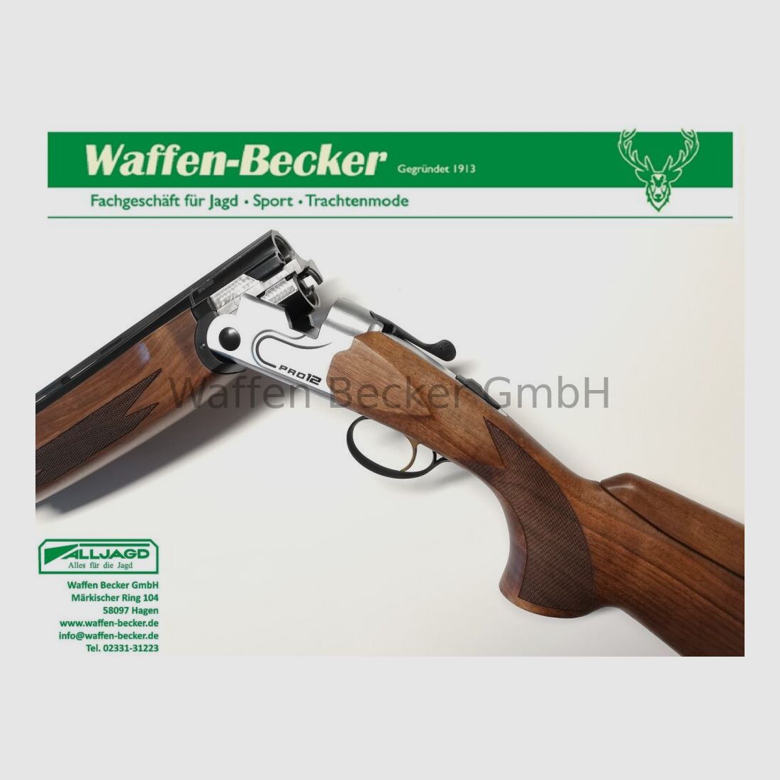 Brenner BF20 Pro12 76cm barrel, caliber 12/76 with steel shot firing