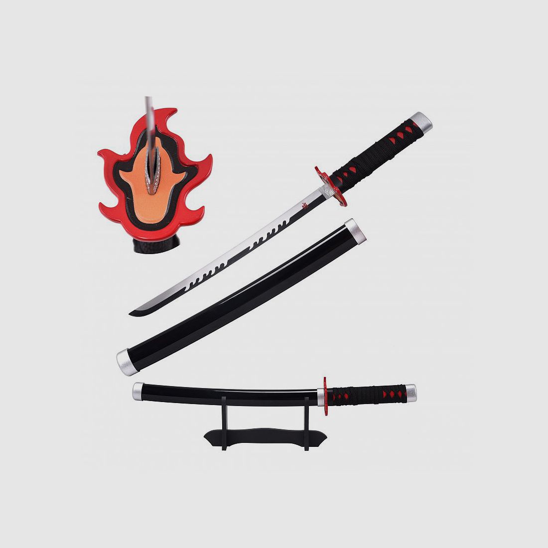 Mini Katana Kamado Tanjirou w komplecie z pochwaą