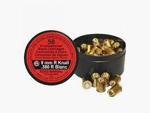 Geco 9 mm R knal patronen 50 st.