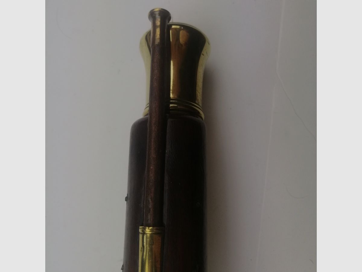 Magnifico tromblon navale britannico – Tower – Preda francese – canna in bronzo intorno al 1750 / 1780 – Incisioni – TBE, immagine 17 di 29