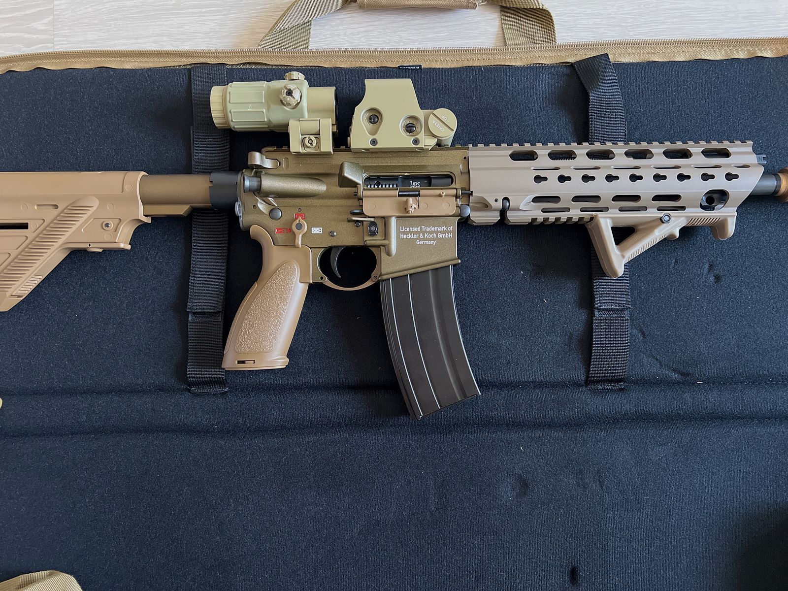 VFC HK416 A5 GBBR Airsoft met accessoires