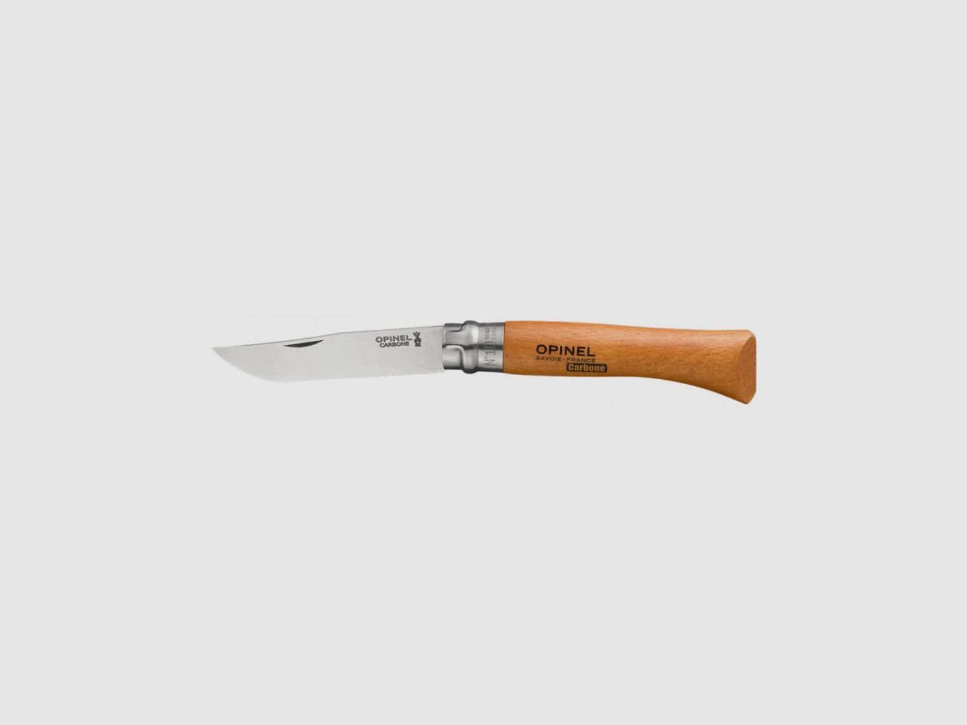 OPINEL TRADITION CARBONE N° 10 HEFT AUS BUCHE KLINGE 10CM IM BLISTER