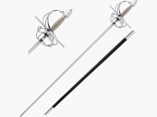Practical Rapier inklusive Scheide aus Holz