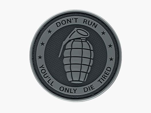 Don´t Run Patch Schwarz