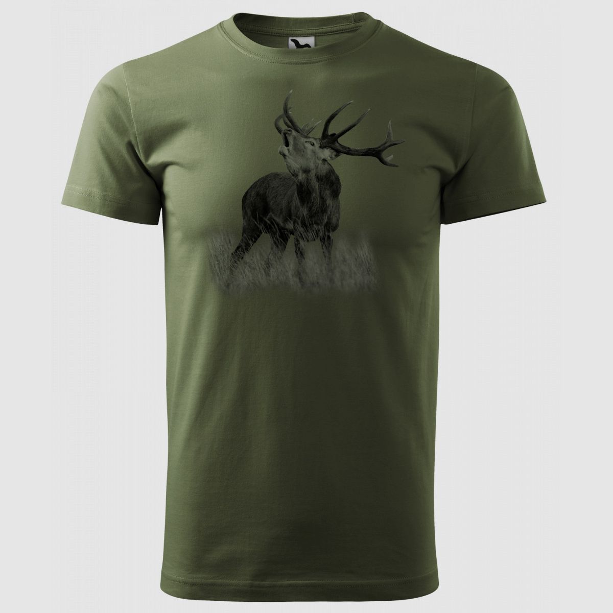 Hirsch-T-Shirt Grün – Logo 3, Bild 1 von 2
