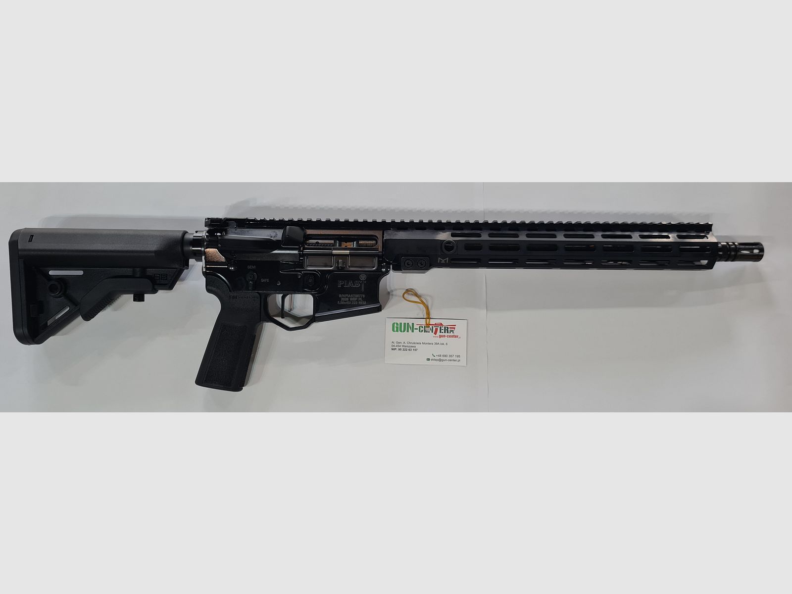 Carabina semiautomática WBP Piast 14,5" culata completa .223Rem/5,56x45 mm negro PARA TODOS LOS PROPIETARIOS DE WBP JACK (cualquier versión): 6799 zł, imagen 1 de 2