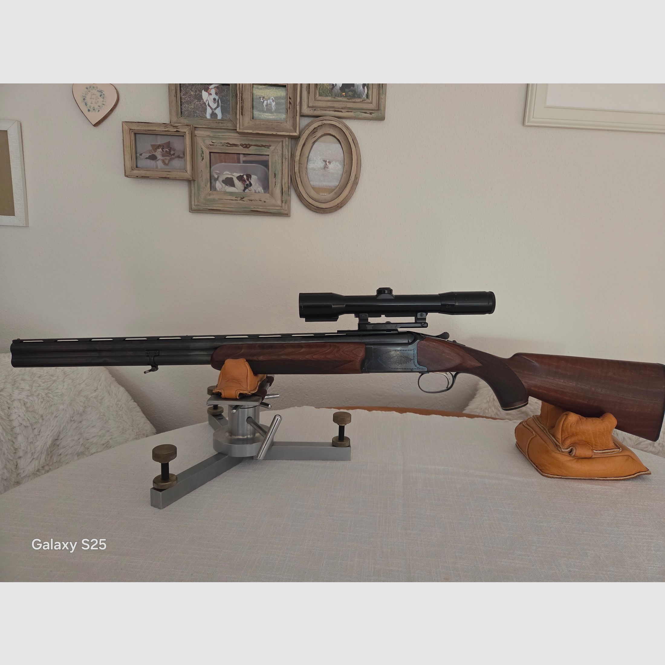 Bockflinte mit 2 Einsteckläufen im Kaliber 45/70 !