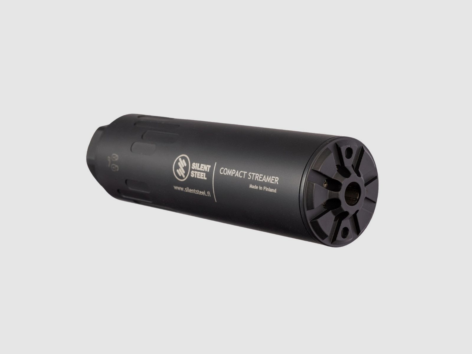 Silent Steel - Silenziatore Flow Compact Streamer Steel 7,62 M27x1,5 QD - Nero - CST762B-SS, immagine 2 di 4