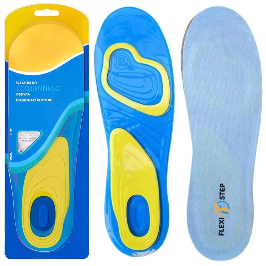 FLEXISTEP Gel-Einlegesohlen zur Stoßdämpfung für Schuhe 38–42