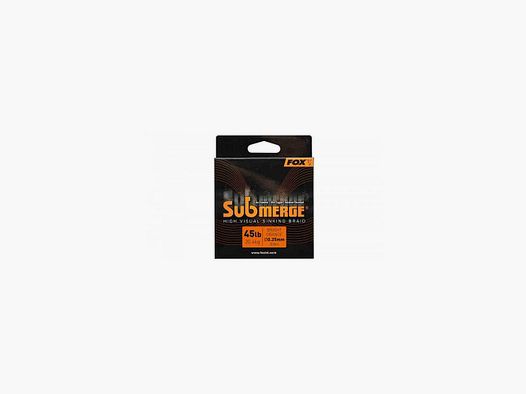 Fox Submerge Sinking Braided Mainline 45 lb 0.25 mm 300 m