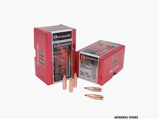 PRAWDZIWE KULE DO PRZEŁADOWANIA – HORNADY – 30 Kal .308 178 gr ELD® Match (100 szt)