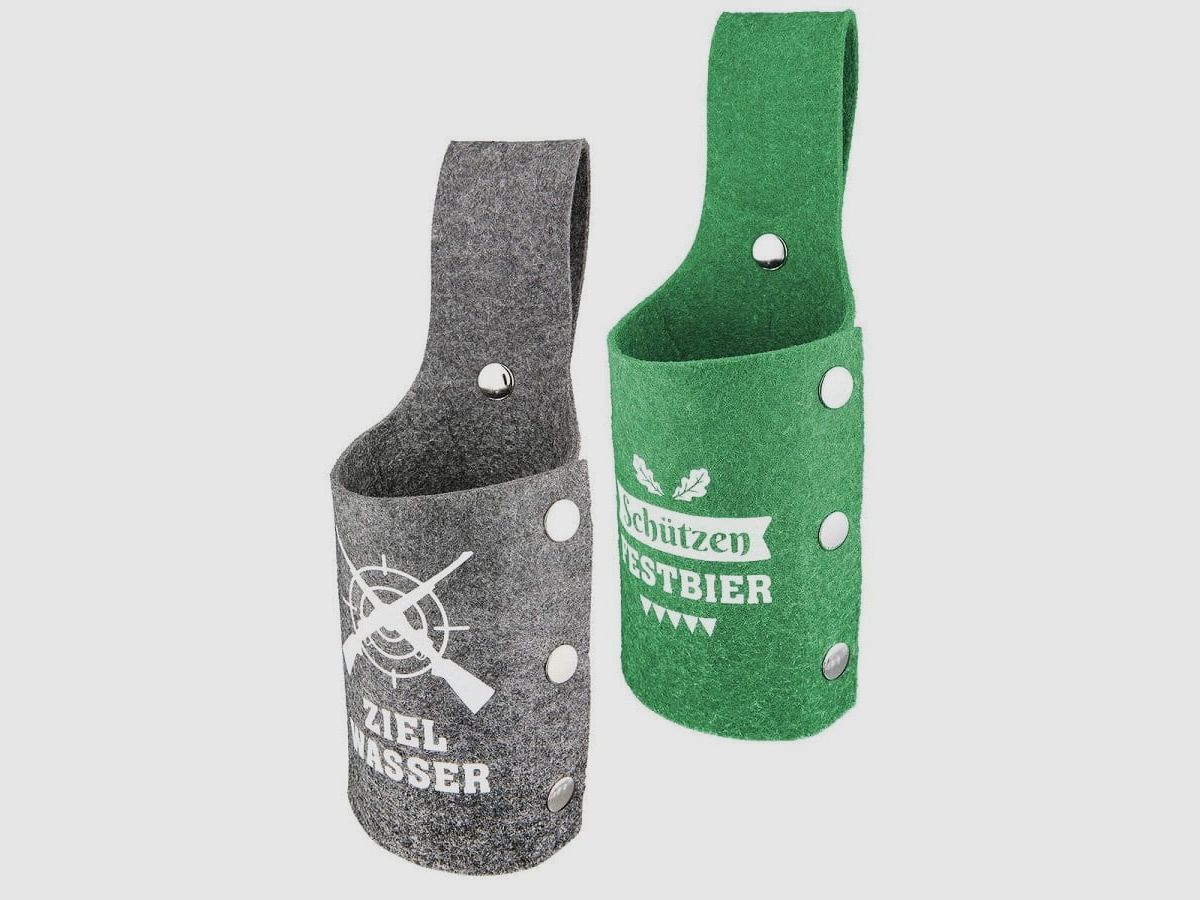 Gilde felt bottle holder shooting festival