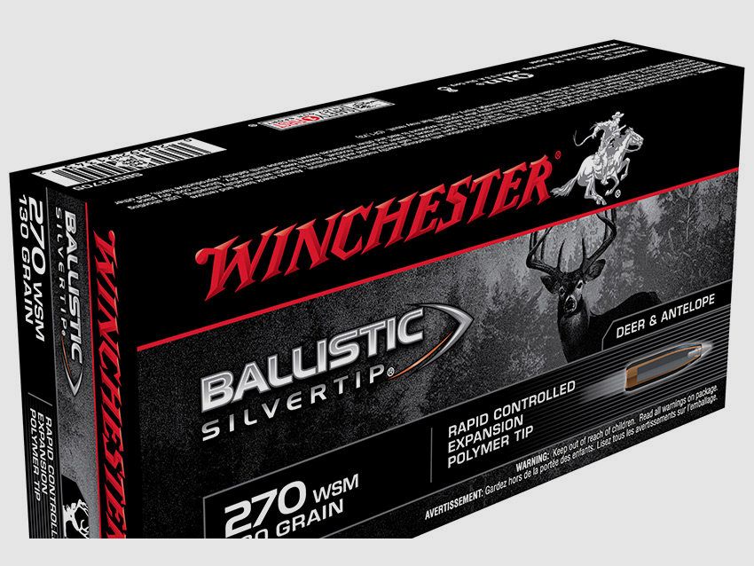 PATRONE WINCHESTER BALLISTIC SILVERTIP 270 WSM 130gr