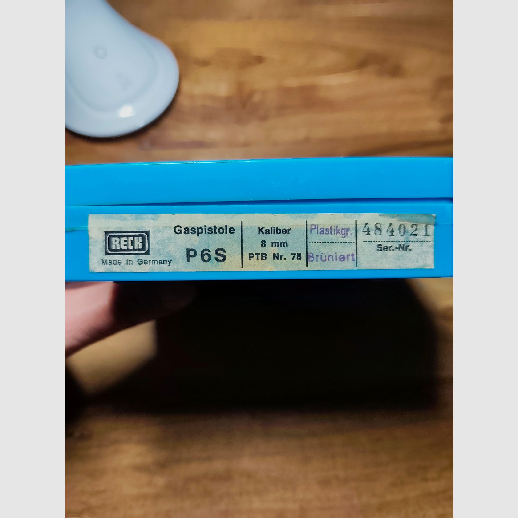 Gaspistole RECK P6s    PTB  78   Samler Pistole! OVP