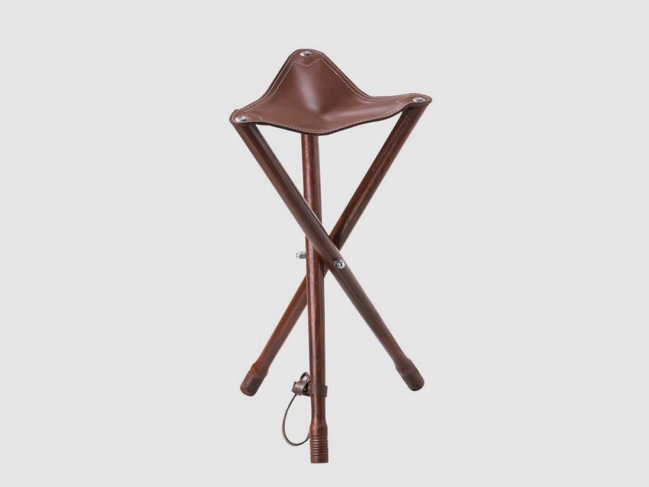 Dreibein Ledersitz Sitzhöhe 55 cm, Bild 1 von 2