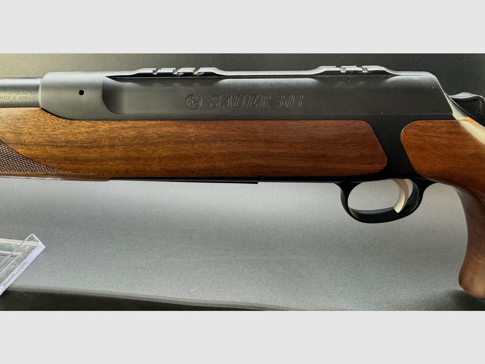 Sauer 303 - Semiautomatico; Cal.: .30-06Spring + regolazione gas variabile + montaggio Sauer per guida Zeiss