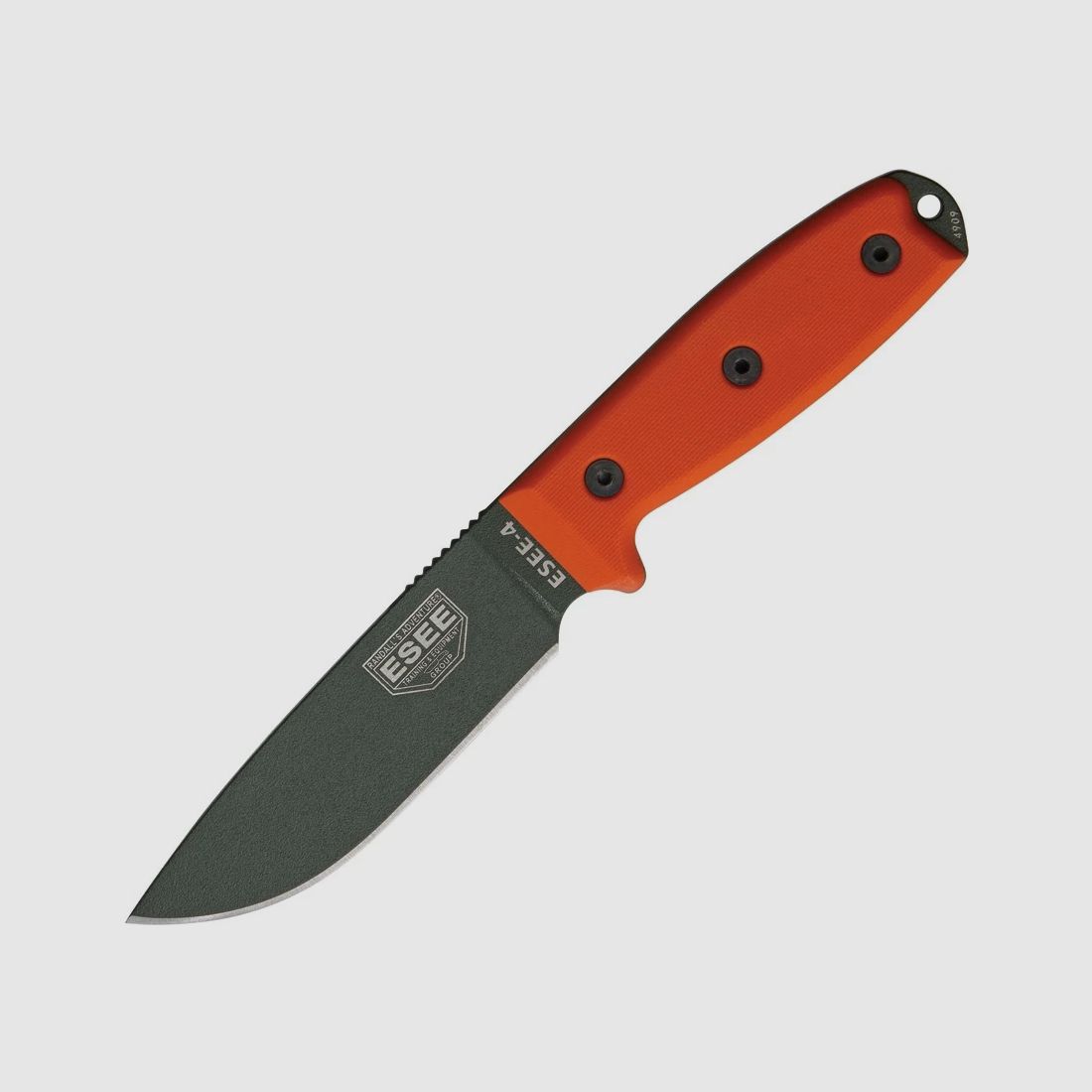 Esee Modell 4, glatte Schneide mit Kydexscheide, MOLLE