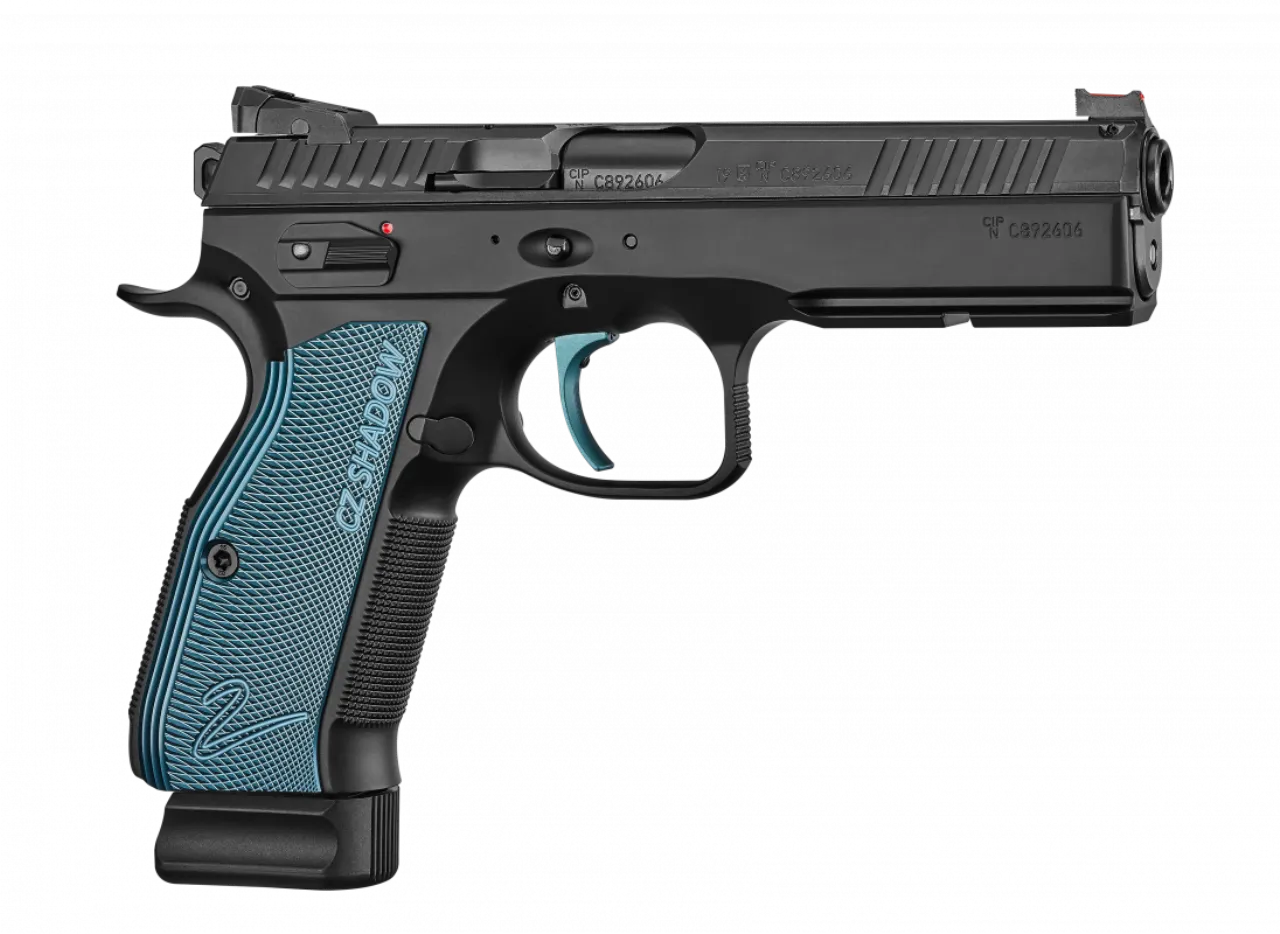 Pistole CZ Shadow 2 SA 9mm Para 19-Schuss – Scheibenpistole mit einstellbarem Single-Action-Abzug