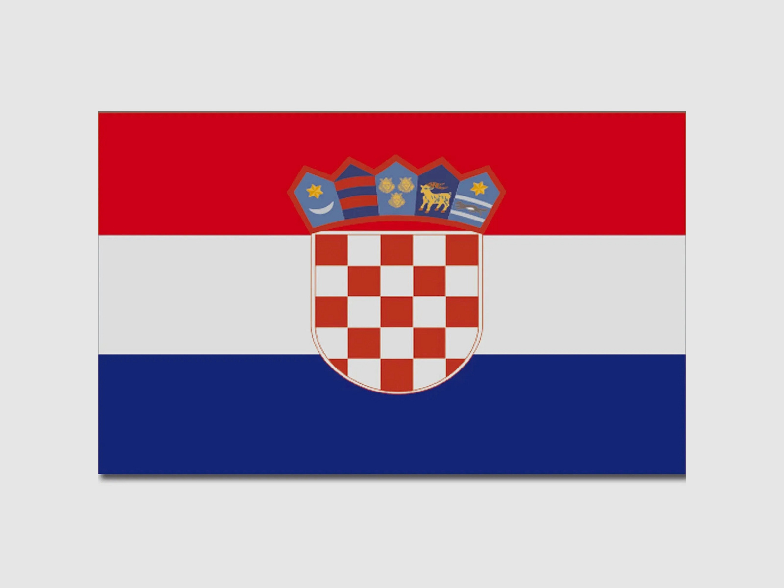 Unbekannt Flagge Kroatien