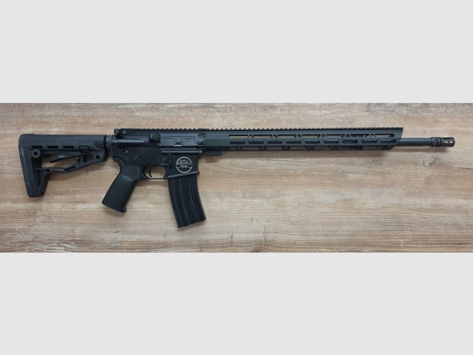 AR15 oder AR Wechselsystem in den Kalibern .223Rem, 9mm Luger, .300 AAC Blackout .450 Bushmaster 6,5 Grendel von BTS Bavarian Tactical Systems