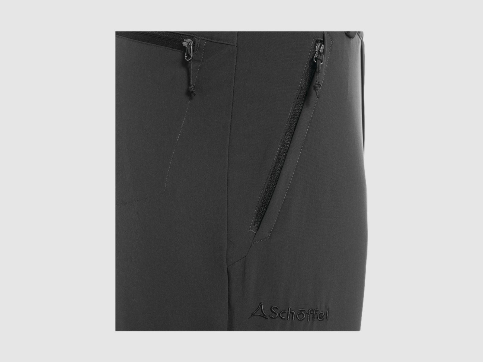 SCHÖFFEL Pants Folkstone Zip Off Grau
