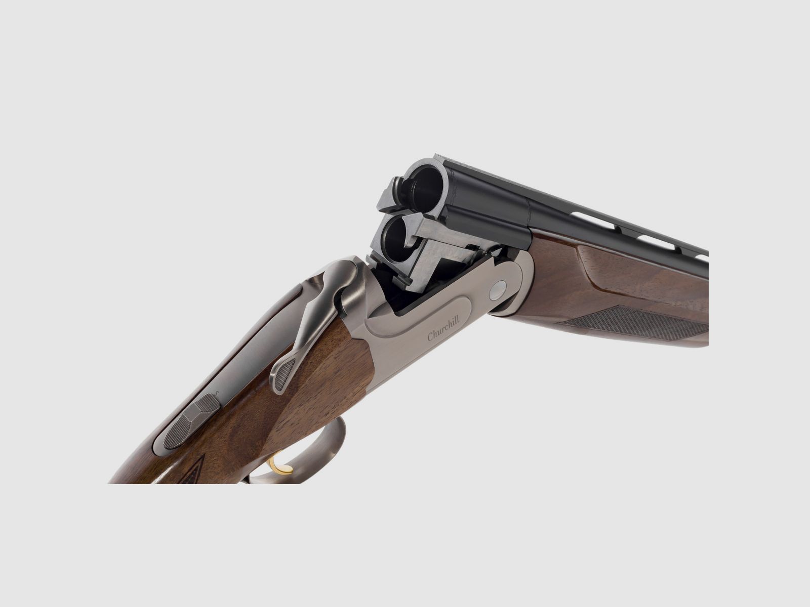 AKKAR Silah BDF Churchill 206X Hunting Silber Auszieher 71cm 12/76 Mag.