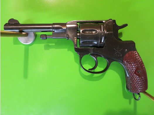 NAGANT-REVOLVER, 1938, gasdicht, 4mmM20, DA/SA Offiziere, perfekt Überarbeitet   #37-