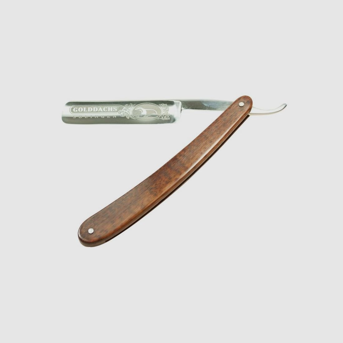 2. Elección de navaja de afeitar Golddachs, carbono, media hoja de serpiente