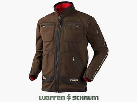 Härkila Fleecejacke Kamko Brown/Red