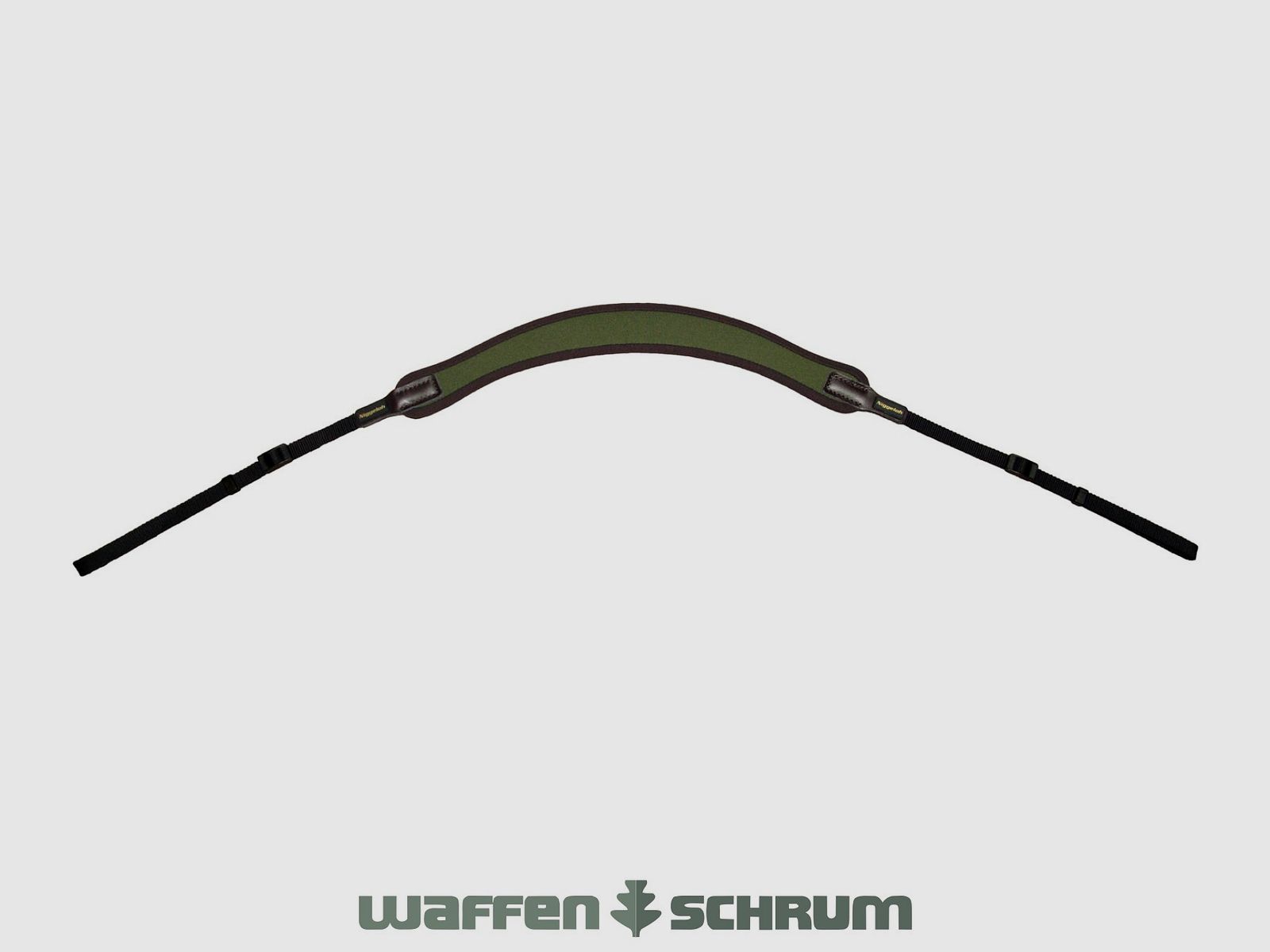 Niggeloh verrekijkerband Neopreen - olijf/groen Outline Contour