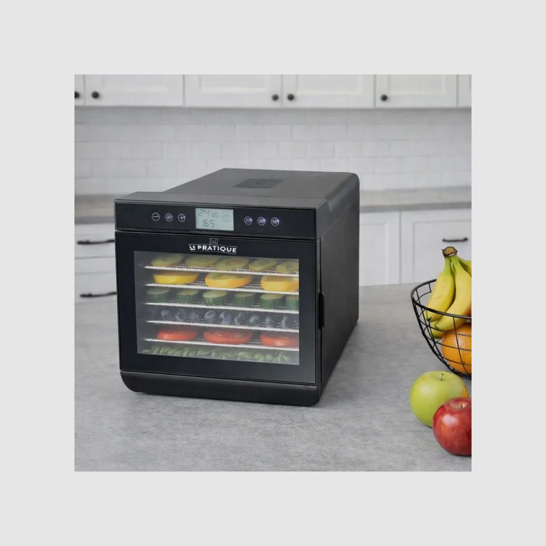 LCD Dehydrator Le Pratique – 7 roestvrijstalen platen, 500 W, afbeelding 1 van 6