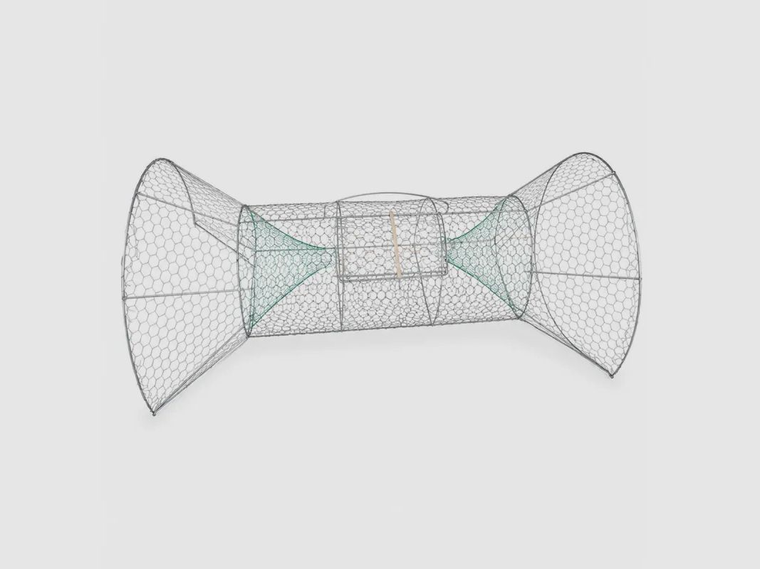 Nasse 2 entrées grand modèle 140 cm maille 25 mm, image 2 sur 6