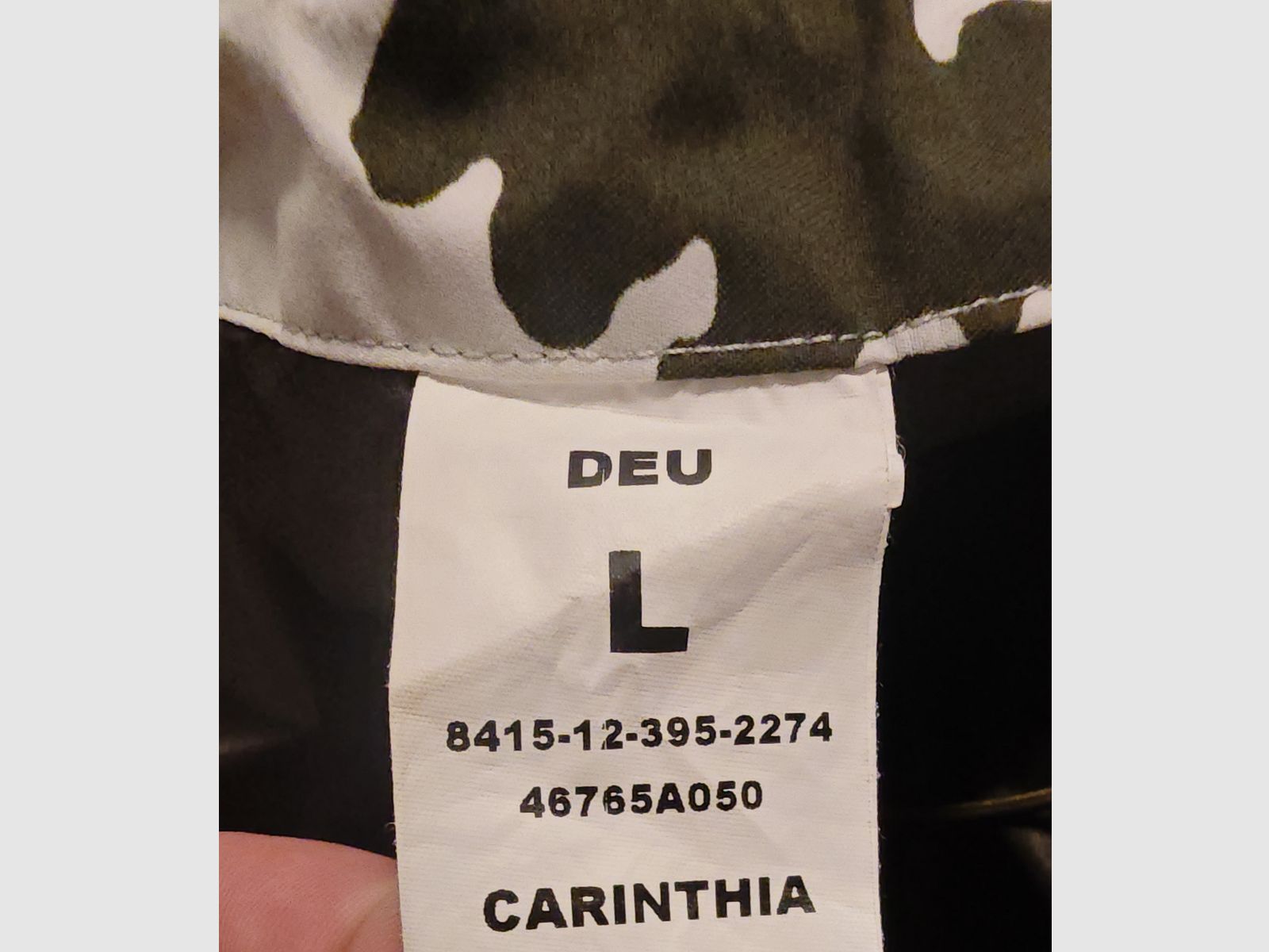 Original Carinthia Schneetarnanzughose Bundeswehr – Gore-Tex – Größe L – Selten – Top Zustand